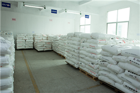 Polyethylene plastic raw material production warehouse